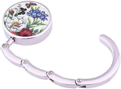 JISEN Portable Handbag Hanger Table Bar Purse Instant Swivel Top Foldable Hook Dragonfly1 in Kuwait