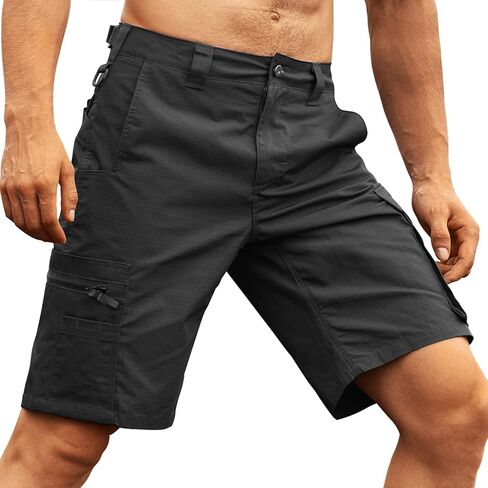 VoLIta Mens Hiking Cargo Shorts Relaxed Fit Tactical Shorts Casual Outdoor Fishing Shorts with Multi Pockets in Kuwait