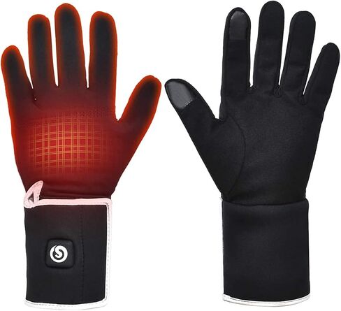 Heated Glove Liners Men Women,Rechargeable Battery Heated Motorcycle Ski Snow Warmer Gloves in Kuwait