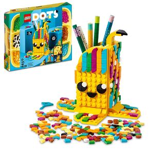 LEGO DOTS Cute Banana – Pen Holder 41948 DIY Craft Kit; Customizable Room Decor Piece That Kids can Decorate with Bright, Colorful Tiles; Tasty Fruit-Themed Playset for Fans Aged 6+ (438 Pieces) in Saudi Arabia