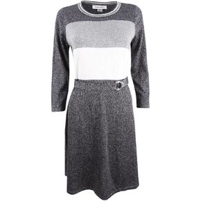Calvin Klein Womens Metallic Special Occasion Sweaterdress in Kuwait