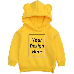Kids Boys Girls Custom Sweatshirt Add Your Own Text and Design Hoodie Cotton Personalized Pullover in Saudi Arabia