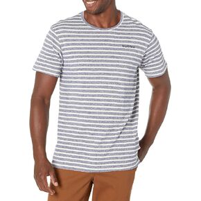 GUESS Men's Striped Logo Tee