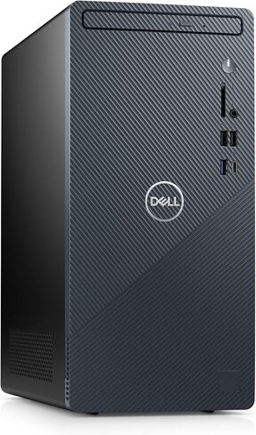 Dell Inspiron 3910 Desktop Computer Tower - 12th Gen Core i5-12400, 16GB DDR4 RAM, 256GB SSD + 1TB HDD, Intel UHD Graphics 730, WiFi 6, HDMI, Bluetooth, USB-C, Windows 11 Home - Blue (Renewed) in Saudi Arabia