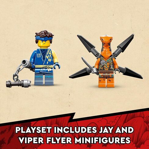 LEGO Ninjago Jay’s Thunder Dragon EVO 71760 Building Toy Set for Kids, Boys, and Girls Ages 6+ (140 Pieces) in Saudi Arabia