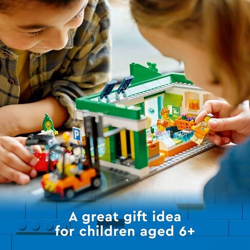 LEGO My City Grocery Store 60347 Building Toy Set for Girls, Boys, and Kids Ages 6+ (404 Pieces) in Saudi Arabia