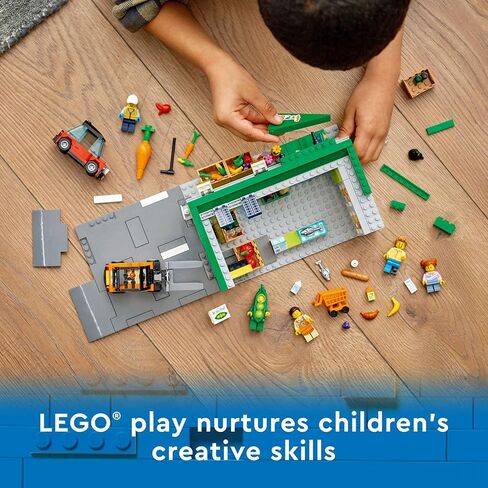 LEGO My City Grocery Store 60347 Building Toy Set for Girls, Boys, and Kids Ages 6+ (404 Pieces) in Saudi Arabia