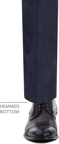 Calvin Klein Men's Slim Fit Suit Separates, Solid Medium Blue, 34W x 32L in Kuwait