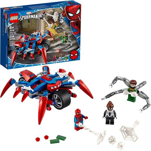 LEGO Marvel Spider-Man: Spider-Man vs. Doc Ock 76148 Superhero Playset with 3 Minifigures, Great Toy Gift for Kids, New 2020 (234 Pieces) in Saudi Arabia