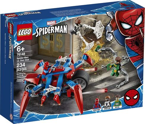 LEGO Marvel Spider-Man: Spider-Man vs. Doc Ock 76148 Superhero Playset with 3 Minifigures, Great Toy Gift for Kids, New 2020 (234 Pieces) in Saudi Arabia