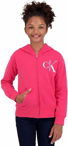 Calvin Klein Youthful Hoodies - Poppy Pink Small in Saudi Arabia