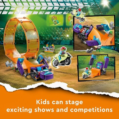 LEGO City Stuntz Smashing Chimpanzee Stunt Loop 60338 Building Toy Set for Boys, Girls, and Kids Ages 7+ (226 Pieces) in Saudi Arabia