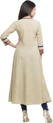 Yash Gallery Women's Indian Tunic Cotton Regular Anarkali kurta for Women in Saudi Arabia