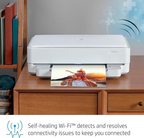 HP ENVY 6052 Wireless All-in-One Color Inkjet Printer, Mobile Print, Scan & Copy, Instant Ink Ready, 5SE18A (Renewed) in Saudi Arabia