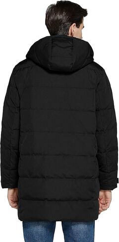Orolay Men's Long Hooded Winter Down Jacket Warm Puffer Jacket in Saudi Arabia