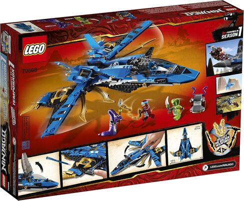 LEGO NINJAGO Legacy Jay's Storm Fighter 70668 Building Kit (490 Pieces) in Kuwait