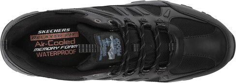 Skechers Men's Selmen-Enago Trail Oxford Hiking Shoe, Black, 14 Medium US in Saudi Arabia