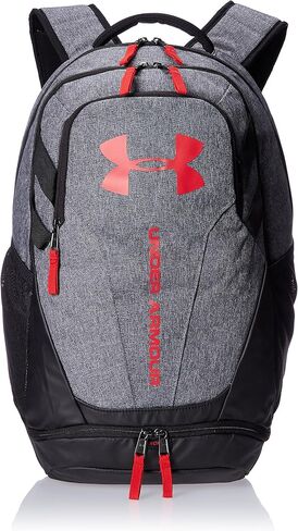حقيبة ظهر Under Armour Hustle 3.0، جرافيت متوسط ​​الحرارة (042)/أسود، مقاس واحد يناسب الجميع in Kuwait