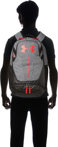 حقيبة ظهر Under Armour Hustle 3.0، جرافيت متوسط ​​الحرارة (042)/أسود، مقاس واحد يناسب الجميع in Kuwait