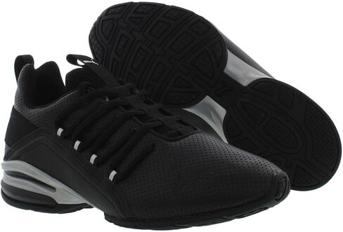 PUMA Axelion Boys Shoes Size 4, Color: Black/Silver in Kuwait