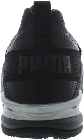 PUMA Axelion Boys Shoes Size 4, Color: Black/Silver in Kuwait