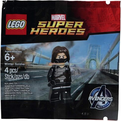 LEGO Winter Soldier Minifigure 5002943 Avengers Marvel Super Heroes New Sealed in Saudi Arabia