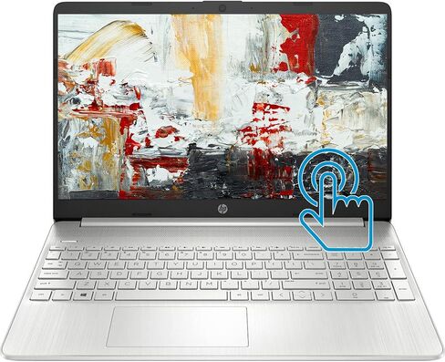 HP Business Laptop, 15.6" HD Touchscreen, Intel Core i3-1115G4 Processor (Up to 4.10 GHz), 8GB RAM, 256GB SSD, 11 Hr Battery Life, Micro-Edge, Anti-Glare Screen, Thin & Portable, Win 11 in Saudi Arabia