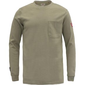 قمصان TICOMELA FR للرجال قميص مقاوم للهب NFPA2112/CAT2 7oz قمصان رجالية مقاومة للحريق بأكمام طويلة هينلي in Kuwait