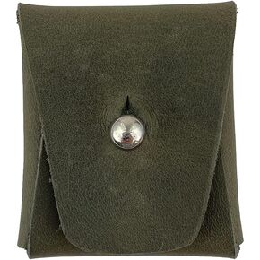 Hide & Drink, Leather Minimalist Coin Pouch, EarPods Case, SD Card Holder, Wallet and Cash Organizer, Handmade Includes 101 Year Warranty (Bourbon Brown) in Saudi Arabia