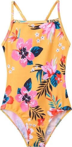 Girls Swimsuits One-Piece Bathing Suits Multicolor Kids Sport Summer Beach Swimwear for 2-10 Years Old in Saudi Arabia