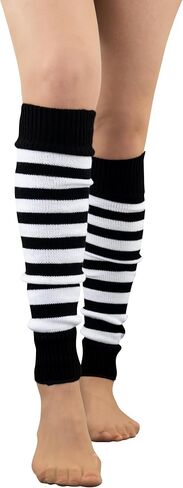 MySocks تدفئة الساق ناعمة جدًا وأنيقة للشتاء 80s وحفلات الرقص النيون الطويلة لتدفئة الساق للنساء والفتيات والسيدات in Kuwait