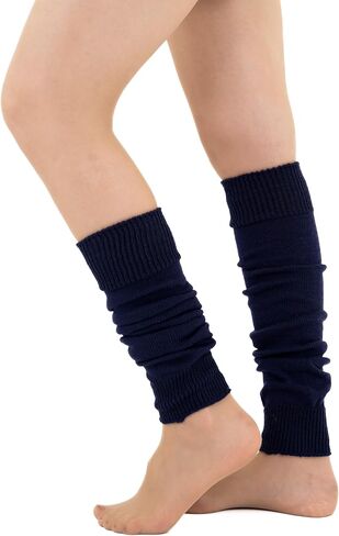 MySocks تدفئة الساق ناعمة جدًا وأنيقة للشتاء 80s وحفلات الرقص النيون الطويلة لتدفئة الساق للنساء والفتيات والسيدات in Kuwait