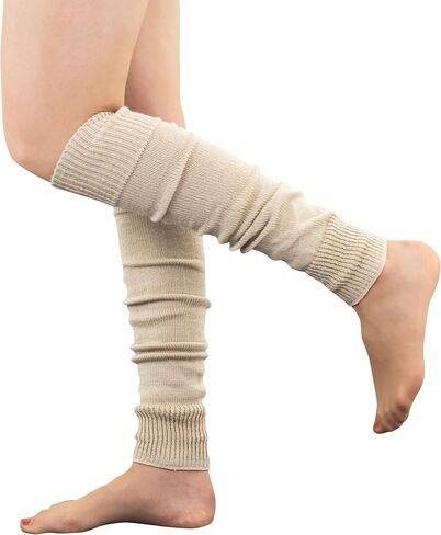 MySocks تدفئة الساق ناعمة جدًا وأنيقة للشتاء 80s وحفلات الرقص النيون الطويلة لتدفئة الساق للنساء والفتيات والسيدات in Kuwait