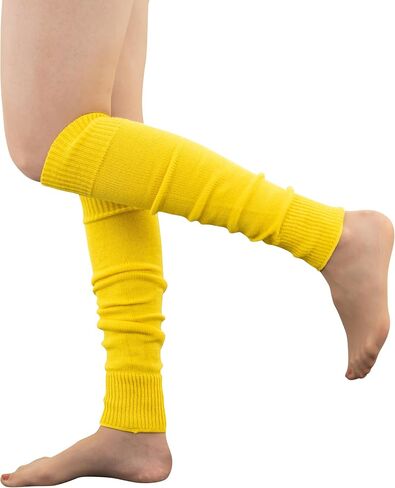 MySocks تدفئة الساق ناعمة جدًا وأنيقة للشتاء 80s وحفلات الرقص النيون الطويلة لتدفئة الساق للنساء والفتيات والسيدات in Kuwait