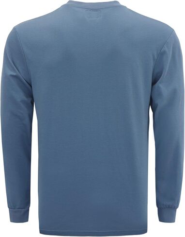 KONRECO FR Shirts for Men Long Sleeve 7oz Cotton Flame Resistant/Fire Retardant CAT2 Henley Shirt in Kuwait