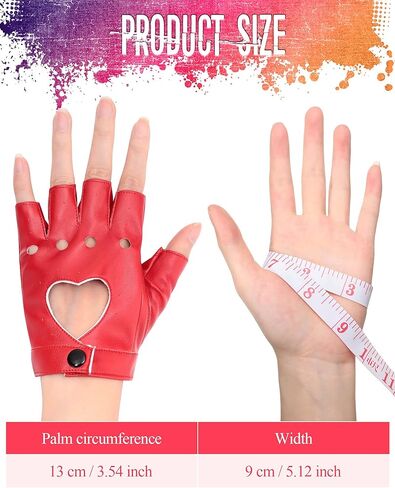 قفازات عالية الأداء للنساء من الجلد الصناعي الشرير بدون أصابع نصف اصبع قفازات رقص أداء قفازات الجاز in Kuwait