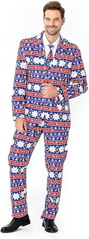 بدلات Fashonal للرجال مكونة من 3 قطع للحفلات الرسمية، وسترة وسروال وربطة عنق in Kuwait