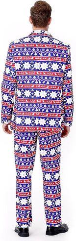 بدلات Fashonal للرجال مكونة من 3 قطع للحفلات الرسمية، وسترة وسروال وربطة عنق in Kuwait