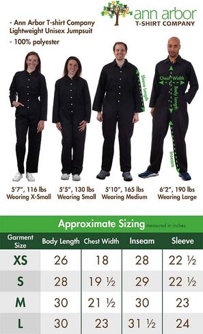 Ann Arbor T-shirt Co. Costume Jumpsuit | Halloween Cosplay Flight Jump Suit Unisex Men Women - Multiple Colors in Saudi Arabia