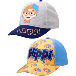 قبعة بيسبول للأولاد الصغار من Blippi - قطعتان من القبعات ذات الحافة المنحنية، مقاس 2T-4T in Kuwait