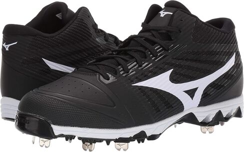 Mizuno Men's 9-Spike Ambition Mid Metal Cleat Baseball Shoe in Saudi Arabia