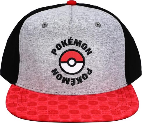Bioworld Pokemon Pokeball Youth Snapback Hat Black in Saudi Arabia
