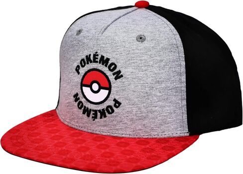 Bioworld Pokemon Pokeball Youth Snapback Hat Black in Saudi Arabia