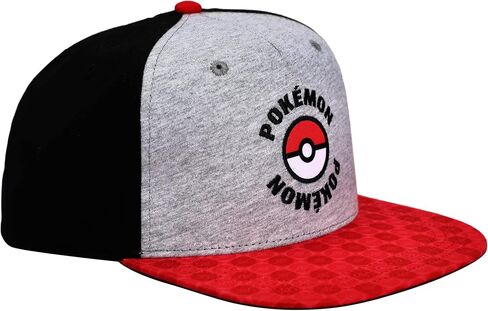 Bioworld Pokemon Pokeball Youth Snapback Hat Black in Saudi Arabia