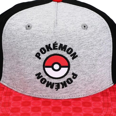 Bioworld Pokemon Pokeball Youth Snapback Hat Black in Saudi Arabia
