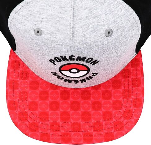 Bioworld Pokemon Pokeball Youth Snapback Hat Black in Saudi Arabia