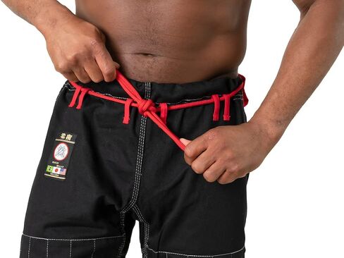 BJJ Pants for Adults – Cotton Martial Arts Pants with 6-Loop Cord Drawstring in Kuwait
