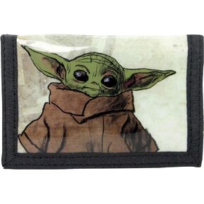 The Mandalorian The Child Baby Yoda Card and Coin Tri-Fold Wallet in Saudi Arabia