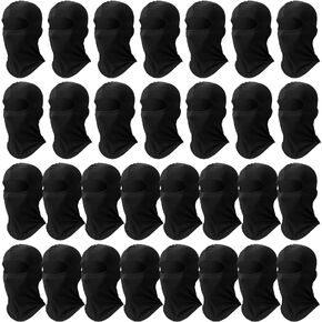 30 Pcs Balaclava Ski Face Mask Full Face Cover Mask UV Protection Cooling Neck Gaiter Summer for Men Women Winter Outdoor