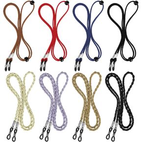ONESING 8-9 Pcs Eyeglass Chains for Women Eyeglasses String Holder Glasses Strap Eyewear Chain Glasses Cord Lanyard Gift